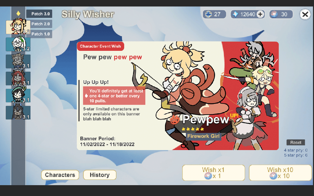 原神祈愿模拟器恶搞版（Silly Wisher）2