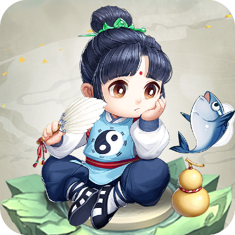 摸鱼萌仙（摸魚萌仙）_logo