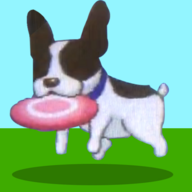 狗抓圆盘_logo